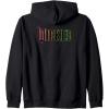 imageWicked Pink And Green Logo Zip HoodieBlack
