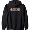 imageWicked Pink ampamp Green Zip HoodieBlack