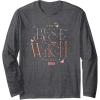 imageWicked The Best Witch Of All Long Sleeve TShirtDark Heather Grey