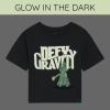 imagewicked Girls Cropped Boxy Drop Shoulder TShirt Toddler to Adult Sizes 2T  2XLBlack  Elphaba