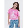 imagewicked Girls Cropped Boxy Drop Shoulder TShirt Toddler to Adult Sizes 2T  2XLPink  Glinda