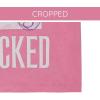 imagewicked Girls Cropped Boxy Drop Shoulder TShirt Toddler to Adult Sizes 2T  2XLPink  Glinda