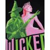 imagewicked Girls Fleece Drop Shoulder Pullover Hoodie Toddler to Adult Sizes 2T  2XLBlack  Glinda  Elphaba