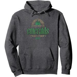 imageWicked City Made Of Emeralds Pullover HoodieDark Heather Grey