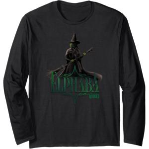 imageWicked Elphaba Defying Pose Long Sleeve TShirtBlack