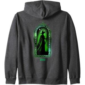 imageWicked Elphaba No One Mourns The Wicked Zip HoodieDark Heather Grey