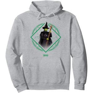 imageWicked Elphaba Portrait Pullover HoodieHeather Grey