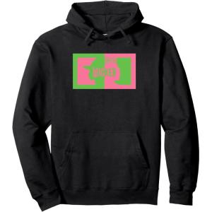 imageWicked Elphaba ampamp Glinda Silhouettes Pullover HoodieBlack