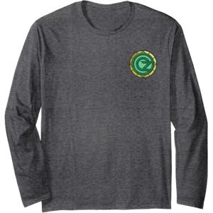imageWicked Emerald City Front ampamp Back Long Sleeve TShirtDark Heather Grey