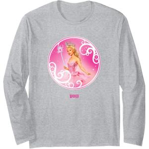 imageWicked Glinda Bubble Pose Long Sleeve TShirtHeather Grey