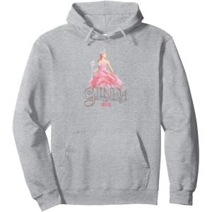 imageWicked Glinda Elegant Pose Pullover HoodieHeather Grey