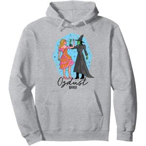 imageWicked Glinda ampamp Elphaba Ozdust Pullover HoodieHeather Grey