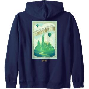 imageWicked Greetings From The Fantabulous Emerald City Zip HoodieNavy Blue