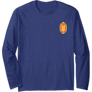 imageWicked Marvelous Munchkinland Front ampamp Back Long Sleeve TShirtNavy Blue