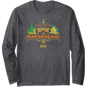 imageWicked Marvelous Munchkinland Long Sleeve TShirtDark Heather Grey