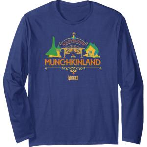 imageWicked Marvelous Munchkinland Long Sleeve TShirtNavy Blue