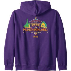 imageWicked Marvelous Munchkinland Zip HoodiePurple