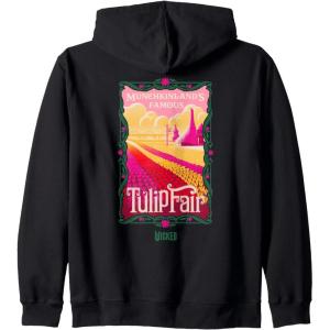 imageWicked Munchkinlands Famous Tulip Fair Zip HoodieBlack