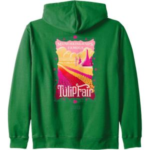 imageWicked Munchkinlands Famous Tulip Fair Zip HoodieDark Green