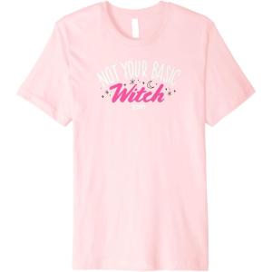 imageWicked Not Your Basic Witch Premium TShirtPink