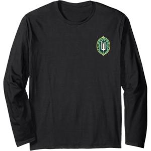 imageWicked Off To Meet The Wizard Emerald City Front ampamp Back Long Sleeve TShirtBlack