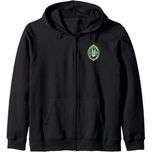 imageWicked Off To Meet The Wizard Emerald City Front ampamp Back Zip HoodieBlack