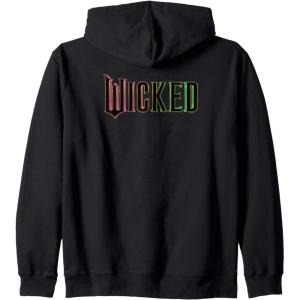 imageWicked Pink And Green Logo Zip HoodieBlack
