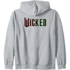 imageWicked Pink And Green Logo Zip HoodieHeather Grey