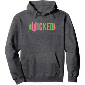 imageWicked Pink ampamp Green Pullover HoodieDark Heather Grey
