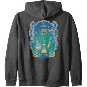 imageWicked Shiz Chemistry Club Zip HoodieDark Heather Grey