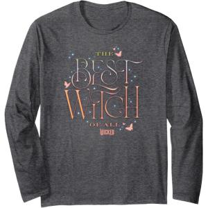 imageWicked The Best Witch Of All Long Sleeve TShirtDark Heather Grey
