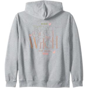 imageWicked The Best Witch Of All Zip HoodieHeather Grey