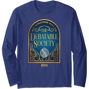 imageWicked The Debatable Society Long Sleeve TShirtNavy Blue
