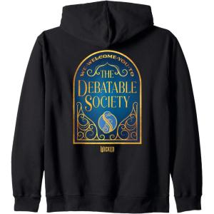 imageWicked The Debatable Society Zip HoodieBlack