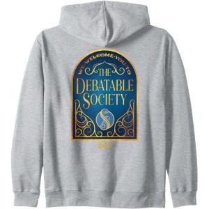 imageWicked The Debatable Society Zip HoodieHeather Grey