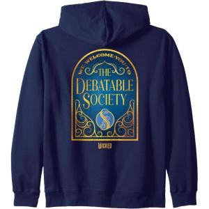 imageWicked The Debatable Society Zip HoodieNavy Blue