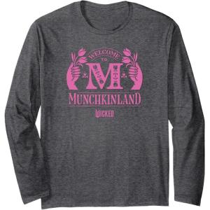 imageWicked Welcome To Munchkinland Long Sleeve TShirtDark Heather Grey