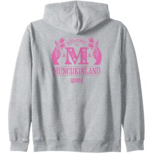 imageWicked Welcome To Munchkinland Zip HoodieHeather Grey