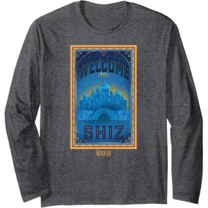 imageWicked Welcome To Shiz Long Sleeve TShirtDark Heather Grey