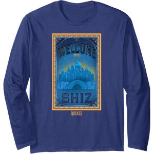 imageWicked Welcome To Shiz Long Sleeve TShirtNavy Blue