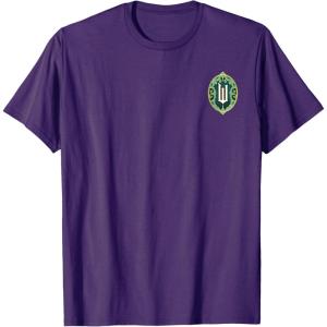 imageWicked Wizard Face Emerald City Front ampamp Back TShirtPurple