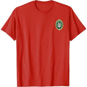 imageWicked Wizard Face Emerald City Front ampamp Back TShirtRed