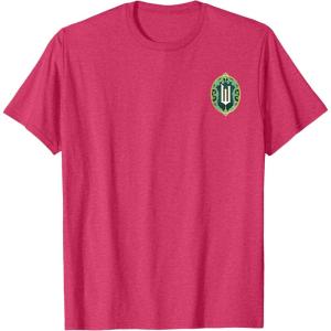 imageWicked Wizard Face Emerald City Front ampamp Back TShirtRed Heather