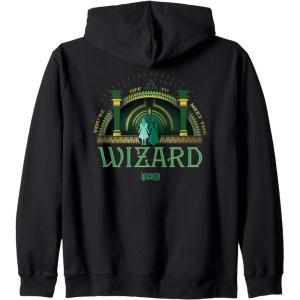 imageWicked Youre Off To Meet The Wizard Zip HoodieBlack