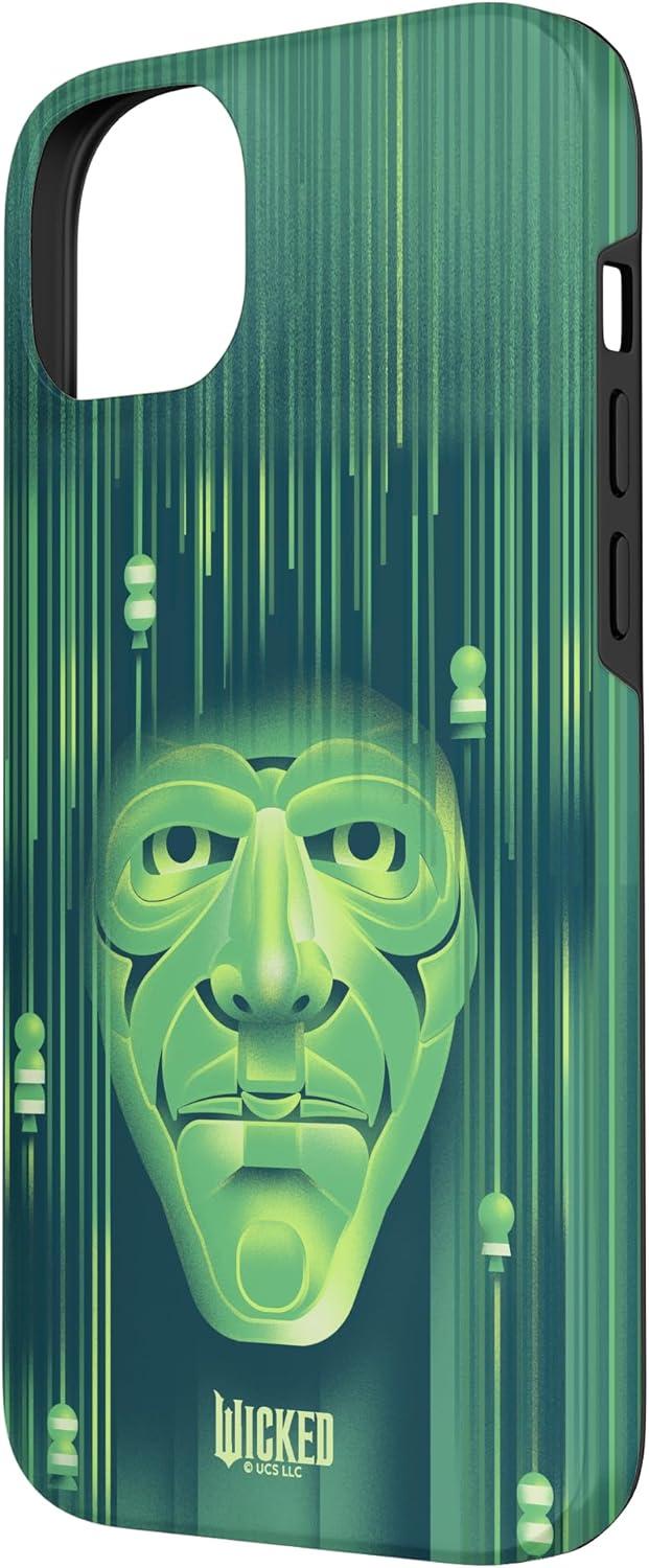 imageiPhone 16 Plus Wicked Wizard Face Emerald City CaseiPhone 14 Plus