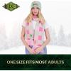 imageConcept One Unisex Wicked Beanie Hat and Scarf Set Adult Cuffed Knit CapPink and Green
