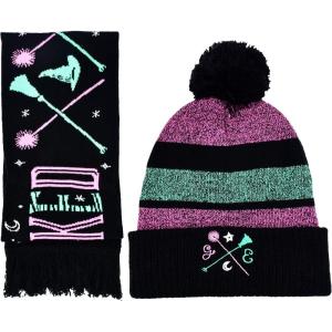 imageConcept One Unisex Wicked Beanie Hat and Scarf Set Adult Cuffed Knit CapMulti