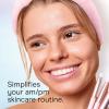 imageConair Spa Makeup and Face Washing Headband Pink Bubble Design 1 Count UltraAbsorbent Microfiber Headband for Washing Face Soft Terry Cloth NoSqueeze NoPull Band Gentle on Hair and HeadPink