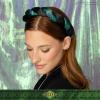 imageConair Spa Makeup and Face Washing Headband Pink Bubble Design 1 Count UltraAbsorbent Microfiber Headband for Washing Face Soft Terry Cloth NoSqueeze NoPull Band Gentle on Hair and HeadElphaba Green