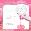 imageDragon Glassware x Wicked Wine Glasses  18 oz Crystal Wine Glass Set of 2  Unique Drinkware Gift for Musical Lovers  Wicked Movie Gifts